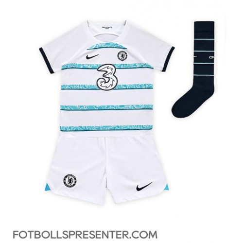 Chelsea Christian Pulisic #10 Bortatröja Barn 2022-23 Kortärmad (+ korta byxor)